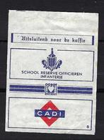 2812 CADI (wikkel) School Reserve Officieren infanterie, Verzamelen, Ophalen of Verzenden, Nederland