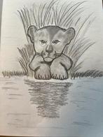 Leuke tekening potlood van Welpje, Ophalen