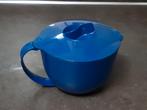 Tupperware magnetron microcook maatbeker 1 ltr blauw, Huis en Inrichting, Keuken | Tupperware, Ophalen of Verzenden, Zo goed als nieuw