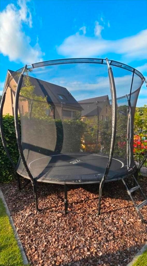 Senz Sports trampoline diameter 305cm, Kinderen en Baby's, Speelgoed | Buiten | Trampolines, Zo goed als nieuw, Ophalen