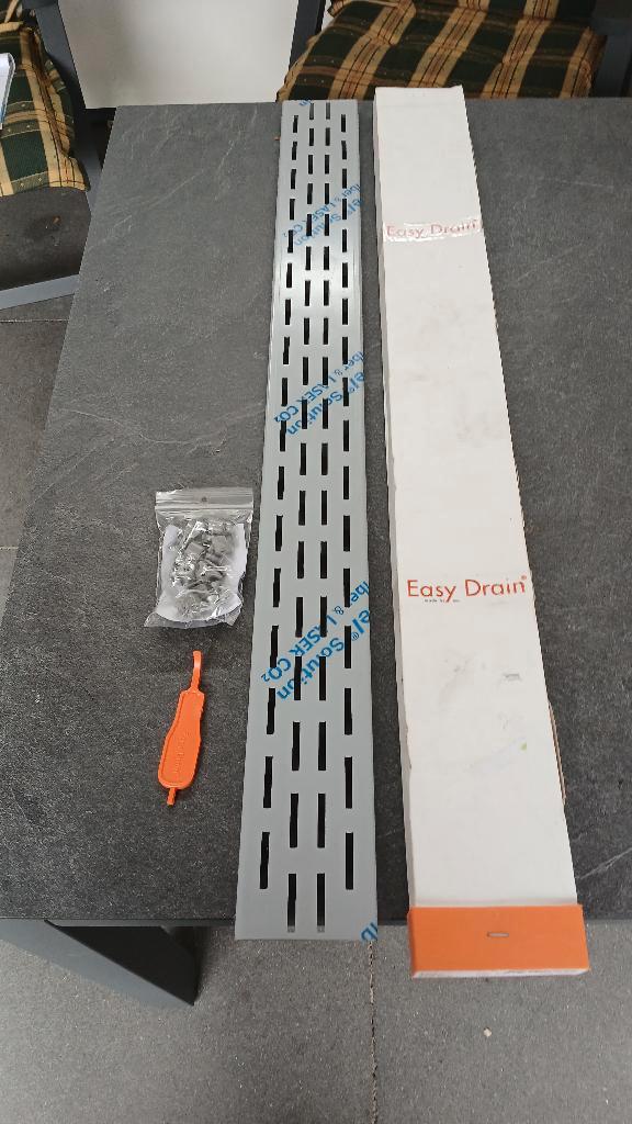 Easydrain Multirooster Fixt-1 RVS EDF 900 vloergootrooster, Doe-het-zelf en Verbouw, Sanitair, Nieuw, Douche, Rvs, Ophalen of Verzenden