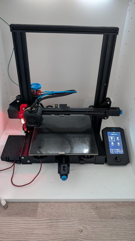 Ender 3 V2 3D Printer - Perfecte Starter!, Computers en Software, 3D Printers, Zo goed als nieuw, Ophalen of Verzenden