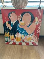 Schilderij Dikke Dames, Antiek en Kunst, Ophalen of Verzenden