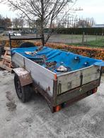Aanhanger 2x1 meter met opstand en open achterkant, Auto diversen, Aanhangers en Bagagewagens, Ophalen of Verzenden, Gebruikt