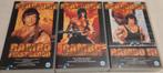 Stallone Rambo 1,2 & 3 Trilogy Set VHS Actie, Vanaf 16 jaar, Ophalen of Verzenden, Zo goed als nieuw, Actie en Avontuur