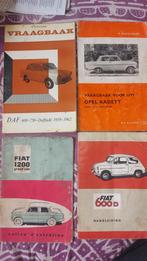 Klassieke Auto Documentatie: Fiat, DAF, Opel, Auto diversen, Handleidingen en Instructieboekjes, Ophalen of Verzenden