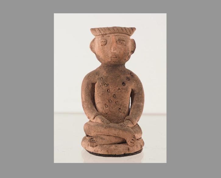 Terracotta Javaanse bruidegom Loro Blonyo (170725-06), Antiek en Kunst, Kunst | Niet-Westerse kunst, Ophalen of Verzenden