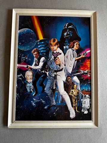 Star Wars A New Hope - Poster in Lijst beschikbaar voor biedingen