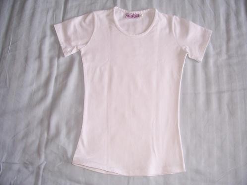 Prachtig mooi wit shirt korte mouw Scoobie Doo maat 122, Kinderen en Baby's, Kinderkleding | Maat 122, Zo goed als nieuw, Meisje