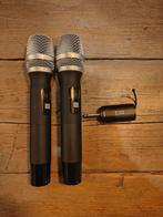 XTUGA Draadloze Microfoons - Set van 2, Muziek en Instrumenten, Microfoons, Ophalen of Verzenden, Zo goed als nieuw, Zangmicrofoon