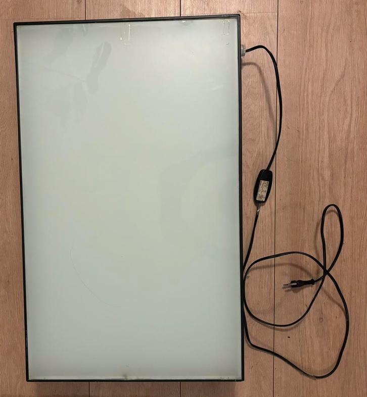 Lichtbak 40 x 65 cm. Hoog 11 cm., Hobby en Vrije tijd, Overige Hobby en Vrije tijd, Zo goed als nieuw, Ophalen