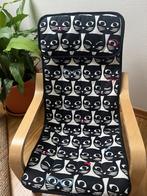 IKEA Pong Schommelstoel - Zo goed als nieuw!, Zwart, Ophalen of Verzenden, Zo goed als nieuw, Eén