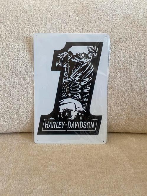 Wanddecoratie metalen wandbord harley motor mancave, Huis en Inrichting, Woonaccessoires | Wanddecoraties, Nieuw, Ophalen of Verzenden