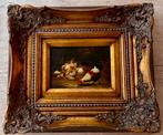 Olieverf op paneel kippen en haan Hofman, Antiek en Kunst, Ophalen of Verzenden