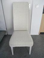Lloyd Loom originele eetkamerstoelen wit 4 stuks vintage, Huis en Inrichting, Stoelen, Ophalen, Gebruikt, Wit, Riet of Rotan