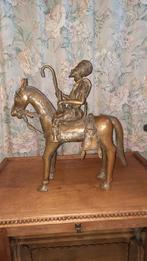 Bronzen beelden: Ruiter op kameel & paard - Imposant duo, Antiek en Kunst, Antiek | Koper en Brons, Ophalen of Verzenden