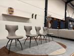 4 Nieuw Leolux Callas eetkamerstoel Senso Mist Design stoel, Leolux, Nieuw, Ophalen of Verzenden, Vier