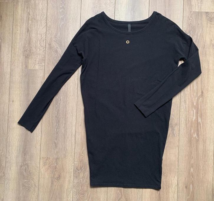 10 Days oversized jurk lange trui sweater zwart 1= 36/S-38/M, Kleding | Dames, Jurken, Zo goed als nieuw, Maat 36 (S), Zwart, Knielengte