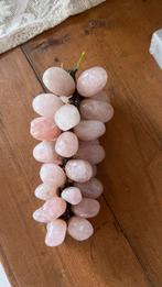 Vintage druiventros van rozenkwarts edelsteen, Ophalen of Verzenden