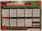 Placemat met de planning van WK 2010 in Zuid-Afrika, Verzamelen, Sportartikelen en Voetbal, Ophalen of Verzenden, Buitenlandse clubs