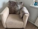 Kleine zitstoel 70x70x70 nieuw bekleed zandkleur, Huis en Inrichting, Fauteuils, Ophalen, Nieuw, Minder dan 50 cm