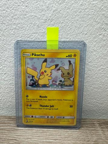 Pokemon Card Pikachu SM162 Black Star Promo Holo Foil PL beschikbaar voor biedingen