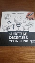 Schatige Diertjes Tekenen - Karin Luttenberg, Ophalen of Verzenden, Zo goed als nieuw, Tekenen en Schilderen, Karin Luttenberg