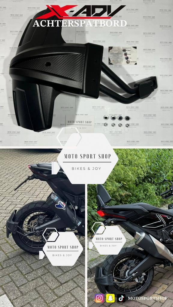 Honda X-ADV Achterspatbord, Ophalen