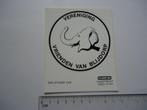 sticker oud Rotterdam ZOO blijdorp dierentuin dierenpark -1-, Verzamelen, Verzenden, Zo goed als nieuw, Bedrijf of Vereniging