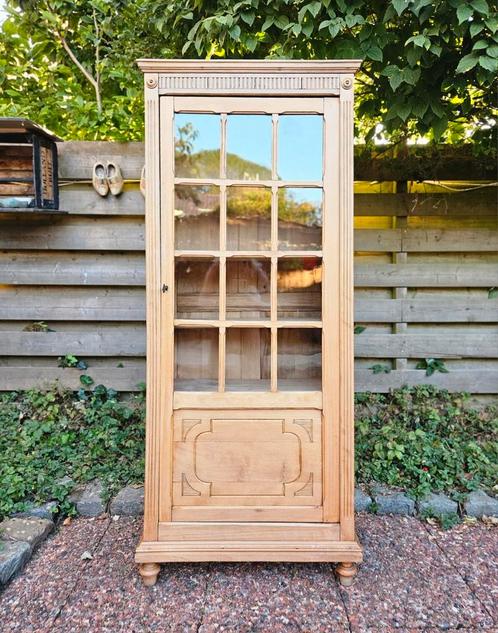 Antieke brocante Art Deco eendeurskast vintage servieskast, Antiek en Kunst, Curiosa en Brocante, Ophalen of Verzenden