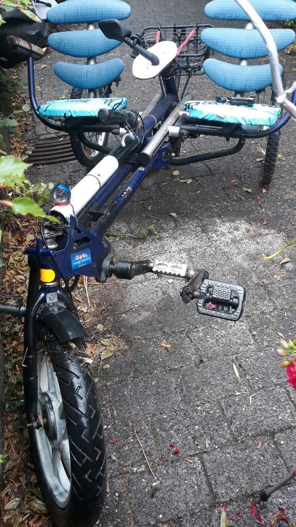 Fun-to-GO duo: side-by-side BURNING BIKE, Fietsen en Brommers, Fietsen | Driewielfietsen, Gebruikt, Ophalen