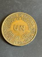 Grote munt un sol 1954 Peru, Postzegels en Munten, Munten | Amerika, Zuid-Amerika, Losse munt, Verzenden