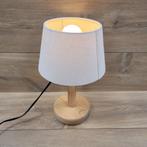 Scandinavisch tafellampje van hout, Huis en Inrichting, Niks, Design, Ophalen of Verzenden, Zo goed als nieuw