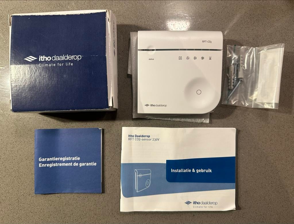 Itho Daalderop RFT CO2-sensor 230V - Nieuw in doos, Ophalen of Verzenden, Nieuw, Ventilator