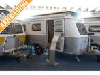 Eriba Touring 630; super compleet, Caravans en Kamperen, Caravans, Standaardzit, Overige typen, Schokbreker, Bedrijf
