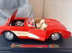 Bburago Chevrolet Corvette 1957, Hobby en Vrije tijd, Modelauto's | 1:24, Ophalen of Verzenden, Nieuw, Bburago