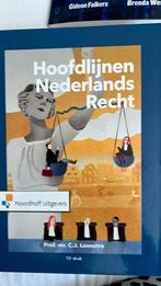 Hoofdlijnen Nederlands recht, Ophalen of Verzenden, Zo goed als nieuw, C.J. Loonstra, Sociale wetenschap