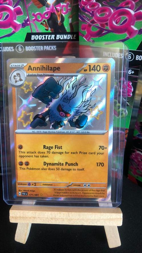 Annihilape paf 171, Hobby en Vrije tijd, Verzamelkaartspellen | Pokémon, Nieuw, Losse kaart, Verzenden