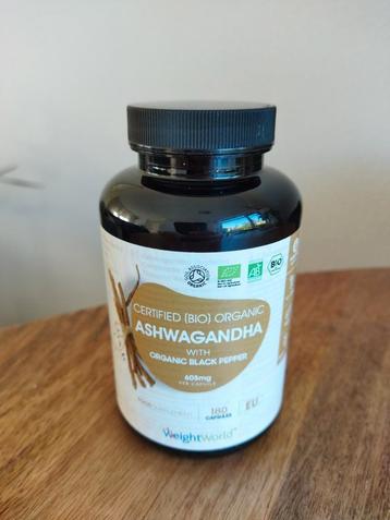 Ashwagandha biologisch 180 caps. Zgan beschikbaar voor biedingen