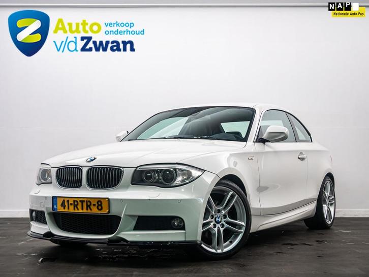BMW 1-serie Coupé 120i Automaat 170 Pk M-Sport/Leer/Navi, Auto's, BMW, Bedrijf, Te koop, 1-Serie, ABS, Airbags, Airconditioning