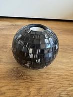 Waxinelichthouder zwart/grijs, Ophalen of Verzenden, Grijs, Metaal, Minder dan 25 cm