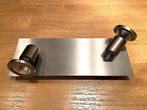 Plafondlamp met 2 spots, Ophalen, Gebruikt, Metaal of Aluminium, Led