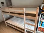 Houten Stapelbed, Huis en Inrichting, Slaapkamer | Stapelbedden en Hoogslapers, Gebruikt, Eenpersoons, 160 tot 180 cm, Ophalen of Verzenden