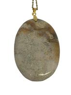 Fossiel Koraal Edelsteen Ketting - Handgemaakt, Bruin, Nieuw, Ophalen of Verzenden, Steen of Mineraal