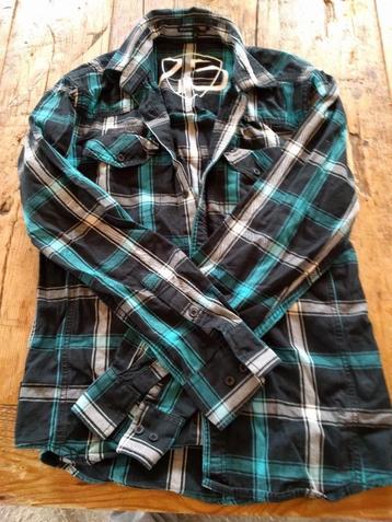 Heren / jongens overhemd Jack & Jones maat S stoer groen beschikbaar voor biedingen