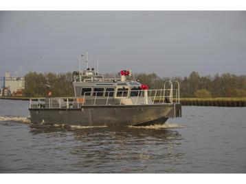 Alumax aluminium werkboot 12m beschikbaar voor biedingen