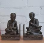 Set antieke bronzen boekensteunen / vietnam, Antiek en Kunst, Ophalen of Verzenden