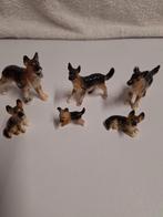 6 maal beeldjes van Duitse herdershonden., Ophalen of Verzenden, Zo goed als nieuw, Beeldje of Figuurtje