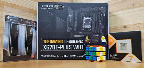 AMD TUF Upgradeset: Ryzen 7 9800X3D - X670E TUF - 32GB G.Ski, Computers en Software, Processors, Nieuw, 4 Ghz of meer, Ophalen of Verzenden