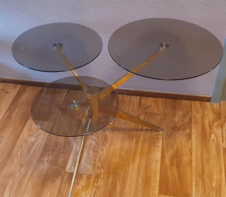 Prachtige design salontafel of bijzettafel van het merk Vest, Huis en Inrichting, Tafels | Salontafels, Zo goed als nieuw, Minder dan 50 cm